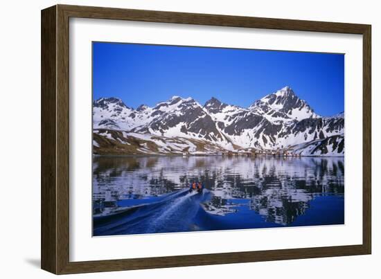 Grytviken Whaling Station, King Edward Cove, South Georgia, South Atlantic, Polar Regions-Geoff Renner-Framed Photographic Print