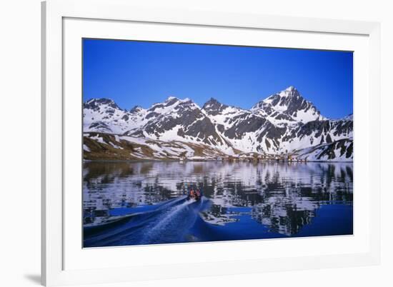 Grytviken Whaling Station, King Edward Cove, South Georgia, South Atlantic, Polar Regions-Geoff Renner-Framed Photographic Print