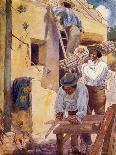 'Barreto Fights the Kafirs', 1909-GS Smithard-Giclee Print