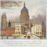 Proposed Riverfront Access to St Paul's Cathedral, City of London, 1826-GS Tregear-Laminated Giclee Print