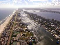 Aerial View of Perdido Key Beach and Ono Island-GTD7-Framed Stretched Canvas