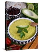 Guacamole Sauce, Mexican Food, Mexico, North America-Tondini Nico-Stretched Canvas