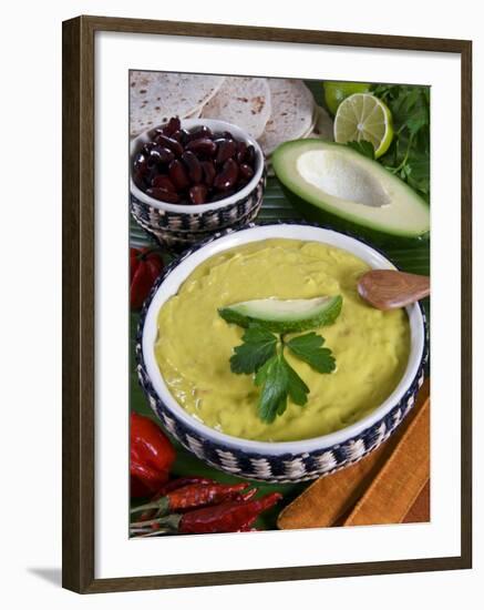 Guacamole Sauce, Mexican Food, Mexico, North America-Tondini Nico-Framed Photographic Print