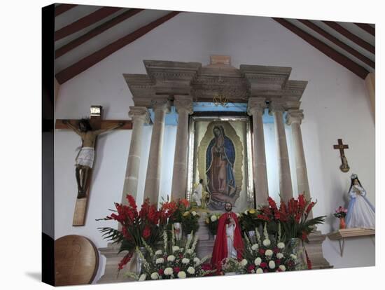 Guadalupe Chapel, Church of Ojeda, a Major Pilgrimage Site, Taxco, Guerrero State, Mexico-Wendy Connett-Stretched Canvas