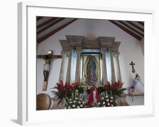 Guadalupe Chapel, Church of Ojeda, a Major Pilgrimage Site, Taxco, Guerrero State, Mexico-Wendy Connett-Framed Photographic Print