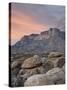 Guadalupe Peak and El Capitan at Sunset, Guadalupe Mountains National Park, Texas, USA-James Hager-Stretched Canvas