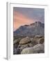 Guadalupe Peak and El Capitan at Sunset, Guadalupe Mountains National Park, Texas, USA-James Hager-Framed Photographic Print