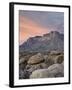 Guadalupe Peak and El Capitan at Sunset, Guadalupe Mountains National Park, Texas, USA-James Hager-Framed Photographic Print