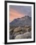 Guadalupe Peak and El Capitan at Sunset, Guadalupe Mountains National Park, Texas, USA-James Hager-Framed Photographic Print