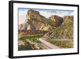 Guadalupe Peak, Carlsbad Caverns, New Mexico-null-Framed Art Print