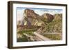 Guadalupe Peak, Carlsbad Caverns, New Mexico-null-Framed Art Print