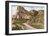 Guadalupe Peak, Carlsbad Caverns, New Mexico-null-Framed Art Print