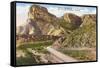 Guadalupe Peak, Carlsbad Caverns, New Mexico-null-Framed Stretched Canvas