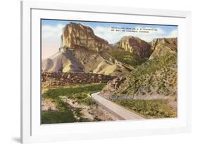 Guadalupe Peak, Carlsbad Caverns, New Mexico-null-Framed Premium Giclee Print