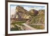 Guadalupe Peak, Carlsbad Caverns, New Mexico-null-Framed Premium Giclee Print