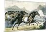 Guaicuru Riders-Jean Baptiste Debret-Mounted Art Print