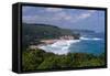 Guajataca Beach, Isabela, Puerto Rico-George Oze-Framed Stretched Canvas