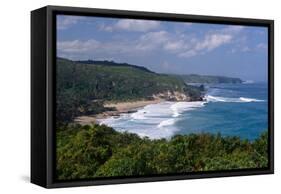 Guajataca Beach, Isabela, Puerto Rico-George Oze-Framed Stretched Canvas