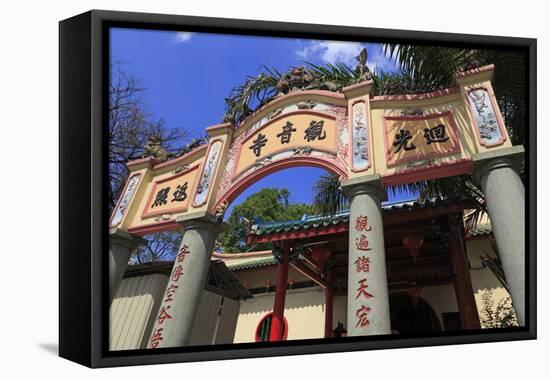 Guan Yin Chinese Temple, Chinatown, Kuala Lumpur, Malaysia, Southeast Asia, Asia-Richard Cummins-Framed Stretched Canvas