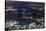 Guanabara Bay at Night, Rio De Janeiro..-Jon Hicks-Stretched Canvas