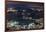 Guanabara Bay at Night, Rio De Janeiro..-Jon Hicks-Framed Photographic Print