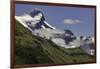 Guanaco on steep slope, Torres del Paine National Park, Chile, Patagonia, Patagonia-Adam Jones-Framed Photographic Print