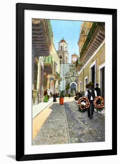 Guanajuata, Mexico, 1910-Fred Harvey-Framed Giclee Print