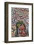 Guanajuato in Central Mexico. City overview in evening light with colorful buildings-Darrell Gulin-Framed Photographic Print