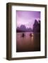 Guangxi Zhuang, Xing Ping, China's Guangxi Zhuang Region Fisherman on the Li River Early Morning-Terry Eggers-Framed Photographic Print