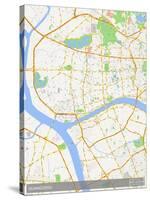 Guangzhou, China Map-null-Stretched Canvas