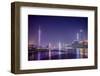 Guangzhou, China Skyline on the Pearl River.-SeanPavonePhoto-Framed Photographic Print