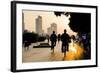 Guangzhou Cyclists-Charles Bowman-Framed Photographic Print