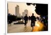 Guangzhou Cyclists-Charles Bowman-Framed Photographic Print