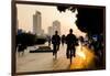 Guangzhou Cyclists-Charles Bowman-Framed Photographic Print