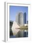 Guangzhou Opera House and Skyscrapers in Zhujiang New Town, Tian He, Guangzhou, Guangdong, China-Ian Trower-Framed Premium Photographic Print