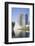 Guangzhou Opera House and Skyscrapers in Zhujiang New Town, Tian He, Guangzhou, Guangdong, China-Ian Trower-Framed Photographic Print