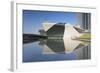 Guangzhou Opera House in Zhujiang New Town, Tian He, Guangzhou, Guangdong, China, Asia-Ian Trower-Framed Photographic Print