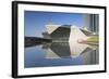 Guangzhou Opera House in Zhujiang New Town, Tian He, Guangzhou, Guangdong, China, Asia-Ian Trower-Framed Photographic Print