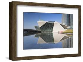 Guangzhou Opera House in Zhujiang New Town, Tian He, Guangzhou, Guangdong, China, Asia-Ian Trower-Framed Photographic Print