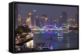 Guangzhou Riverscape 1-Charles Bowman-Framed Stretched Canvas