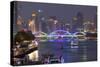 Guangzhou Riverscape 1-Charles Bowman-Stretched Canvas