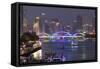 Guangzhou Riverscape 1-Charles Bowman-Framed Stretched Canvas