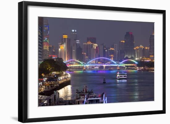 Guangzhou Riverscape 1-Charles Bowman-Framed Photographic Print