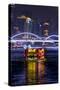 Guangzhou Riverscape-Charles Bowman-Stretched Canvas