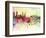 Guangzhou Skyline in Watercolor Background-paulrommer-Framed Art Print