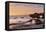 Guantanamo Bay, Cuba - Golden Pink Sky and Ocean-Lantern Press-Framed Stretched Canvas