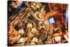 Guanyin Buddha at Yong Fu Temple with Rich Decorations in a Wide Angle Perspective-Andreas Brandl-Stretched Canvas