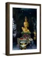 Guanyin Goddess-Charles Bowman-Framed Photographic Print