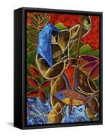 Guarani Hombre De Familia-Oscar Ortiz-Framed Stretched Canvas