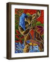 Guarani Hombre De Familia-Oscar Ortiz-Framed Giclee Print